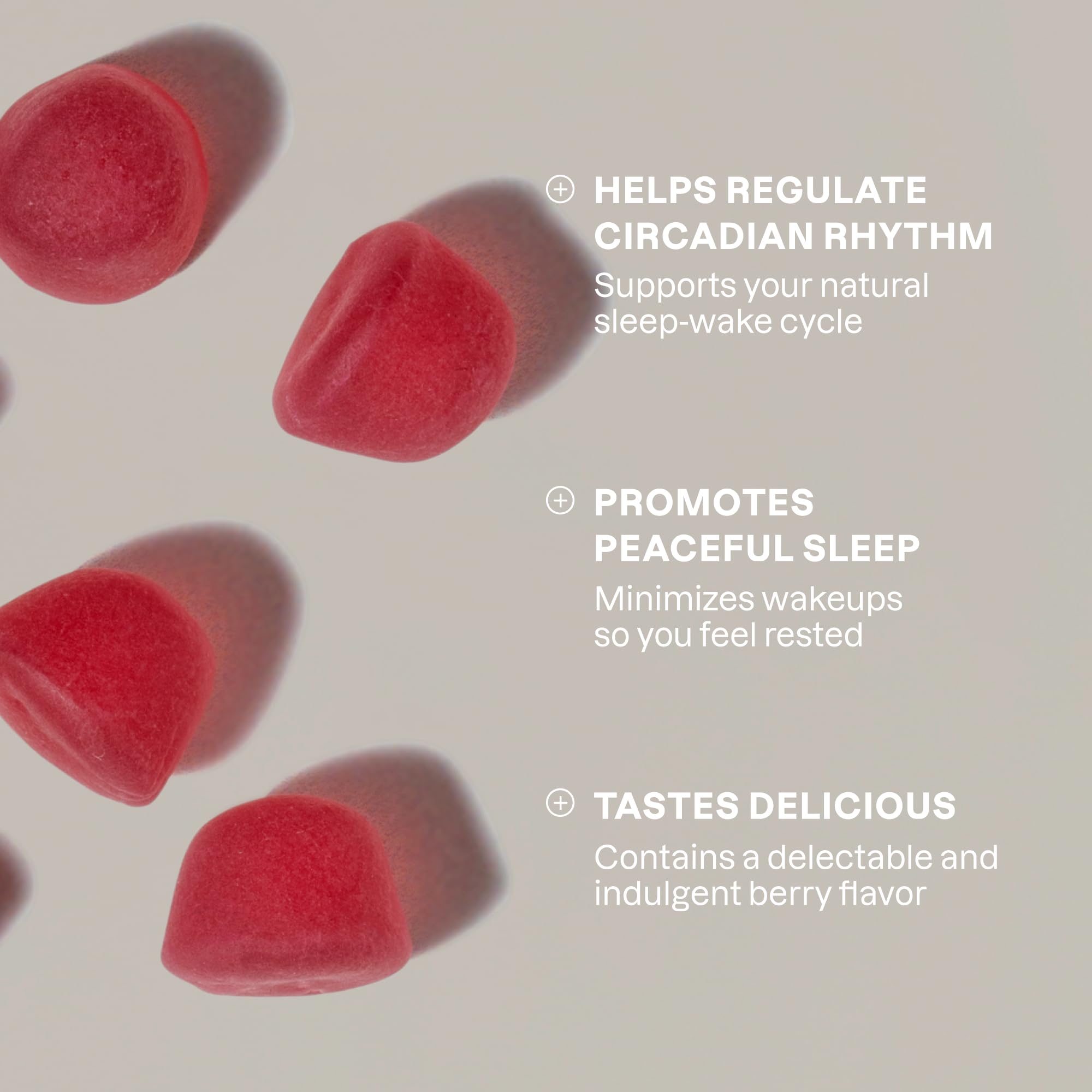 Cliganic Melatonin Gummies 10mg bottle side view