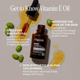 Cliganic Vitamin E Oil dropper top close-up