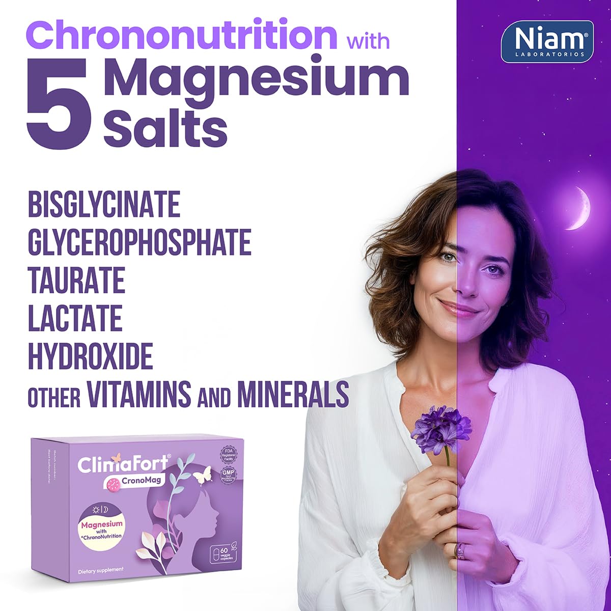 Climafort CronoMag magnesium supplement lifestyle scene