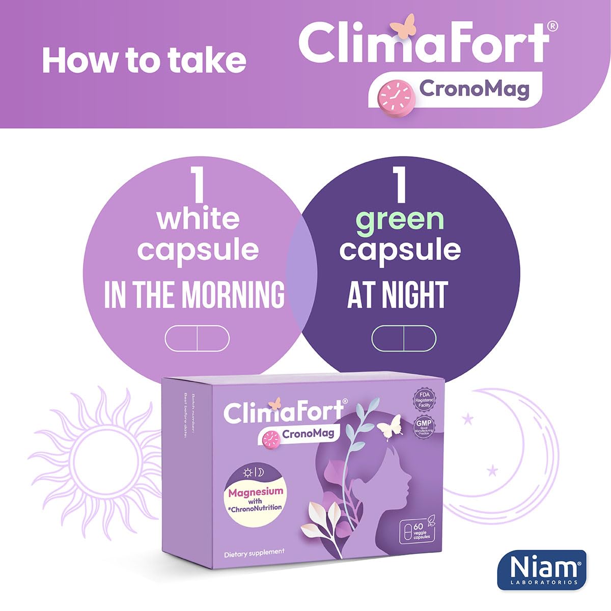 Climafort CronoMag magnesium supplement with other vitamins