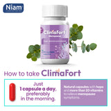 Climafort Menopause Support Capsules close-up of capsules