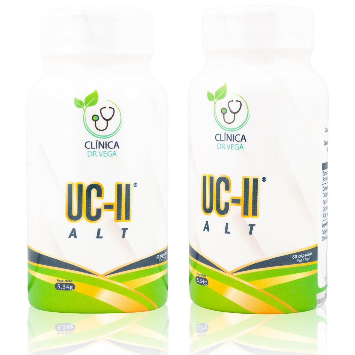 CLÍNICA DR. VEGA UC-II ALT Collagen Supplement front view
