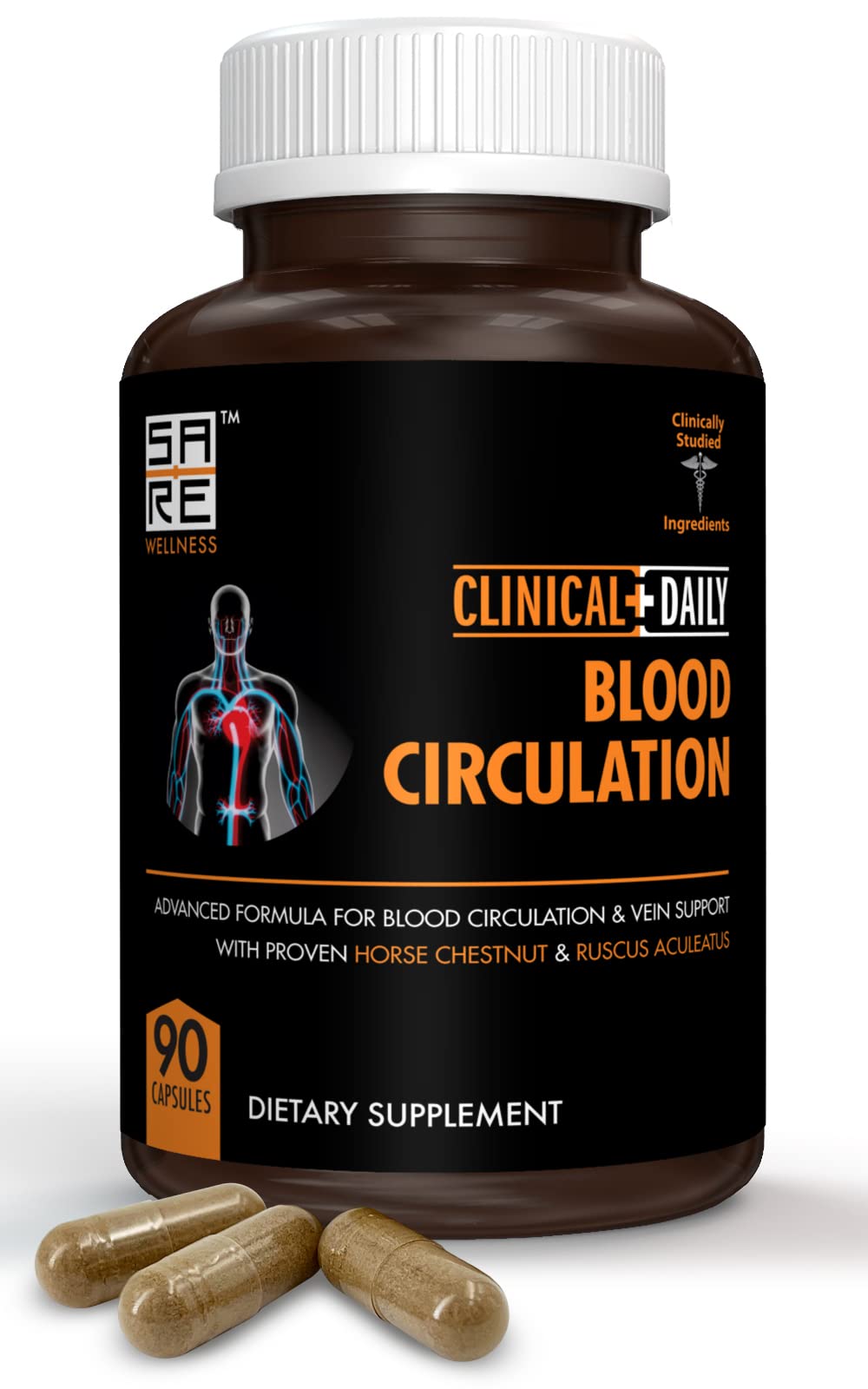 Clinical Daily Blended Vitamin & Mineral Supplement front view