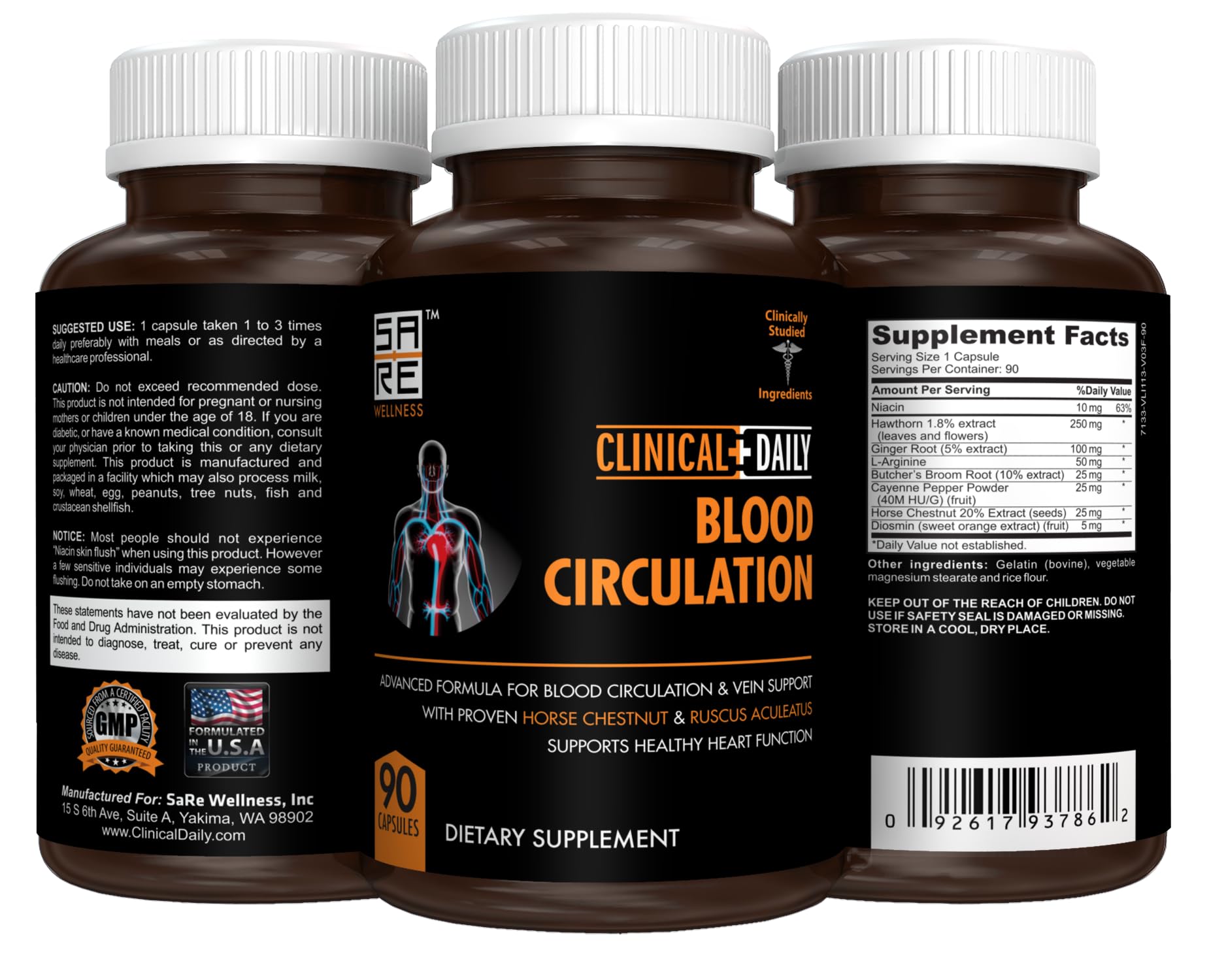 Clinical Daily Blended Vitamin & Mineral Supplement packaging