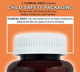 Clinical Daily Multivitamin LiquiCaps on a wooden table