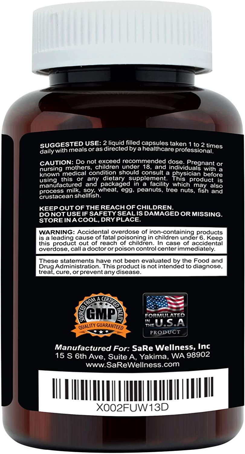 Clinical Daily Multivitamin LiquiCaps showing the easy-to-take LiquiCaps