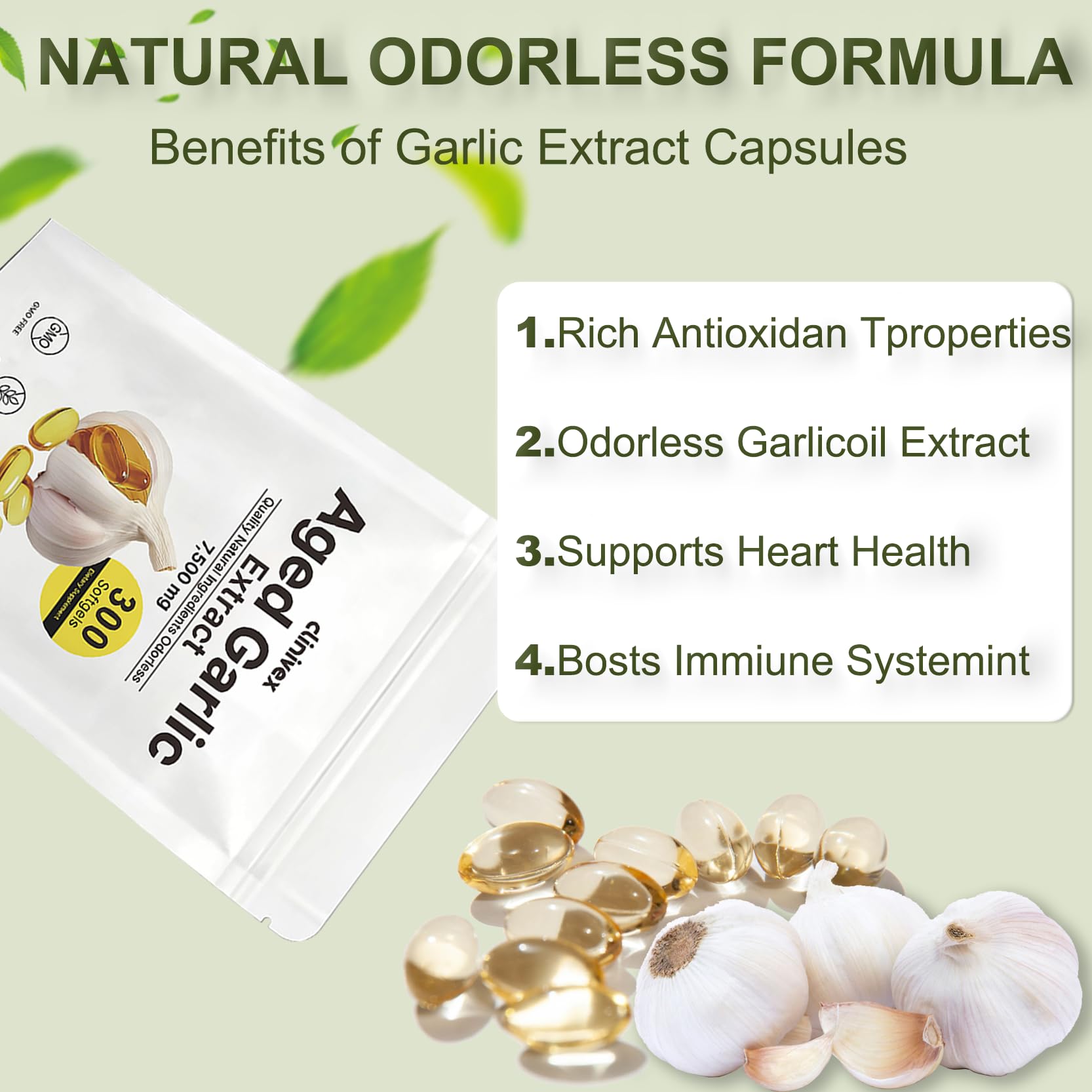 CLINIVEX Aged Garlic Extract Capsules packaging