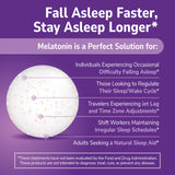 Close-up of 21st Century Melatonin tablet
