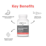 Close-up of a balanced routine Maintenance Saccharomyces Boulardii Probiotic Capsules