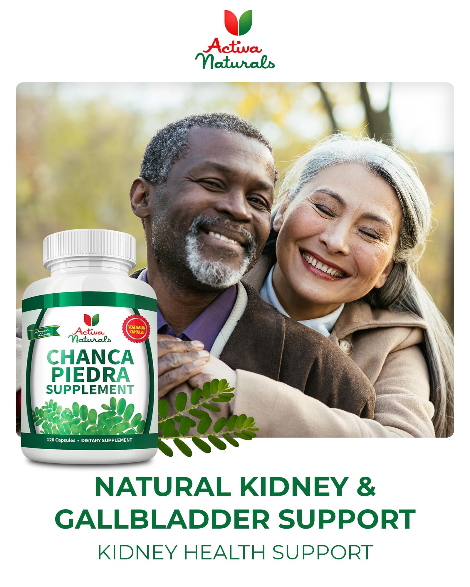 Close-up of Activa Naturals Kidney & Gallbladder Support Capsules