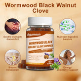 Close-up of Agumoon Black Walnut & Wormwood Gummies