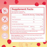 Close-up of Agumoon Chromium Picolinate Gummies peach flavour
