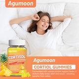 Close-up of Agumoon Cortisol Gummies showcasing the texture