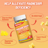 Close-up of Agumoon Magnesium Gummies showing texture