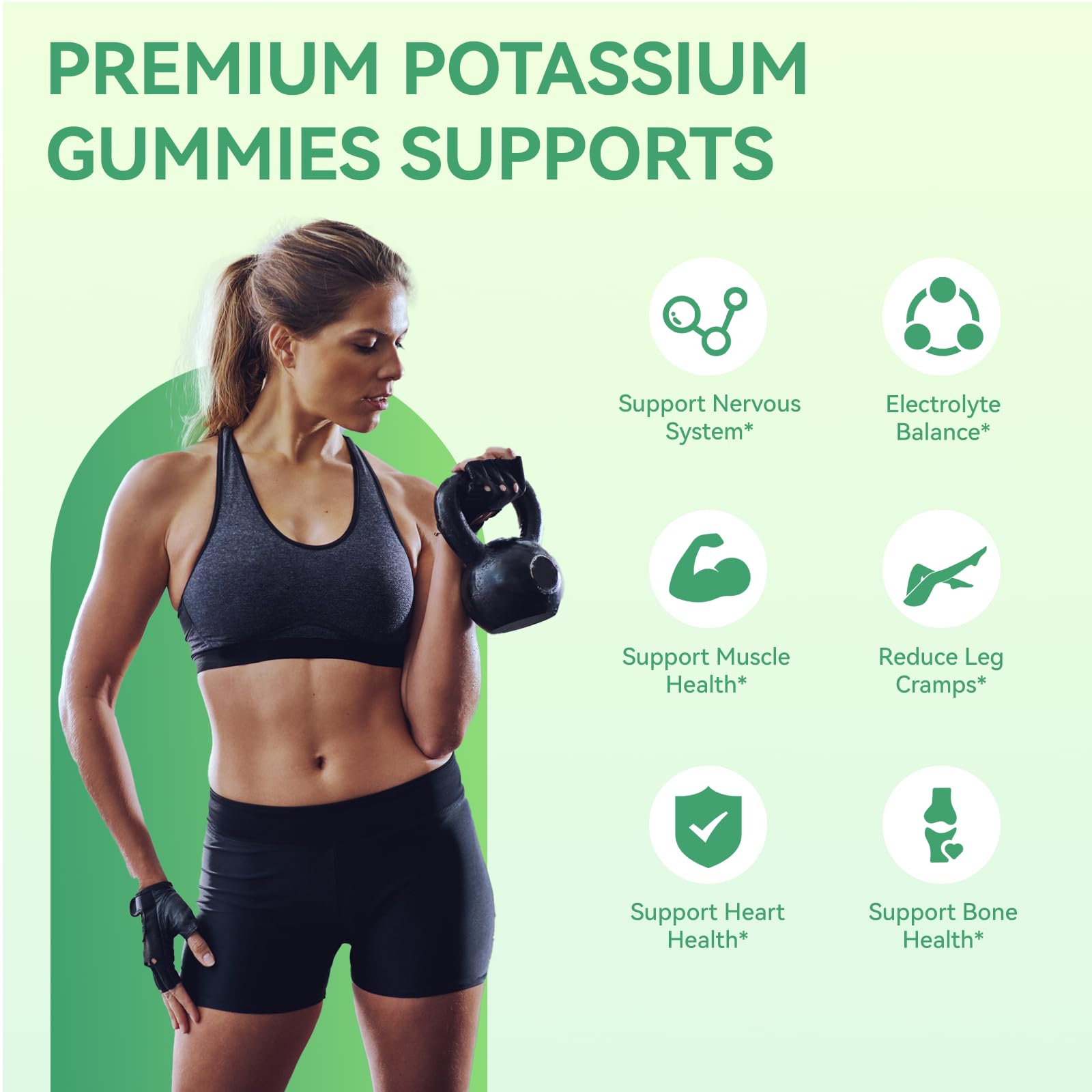 Close-up of Agumoon Potassium Citrate Gummies showing texture