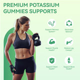 Close-up of Agumoon Potassium Citrate Gummies showing texture