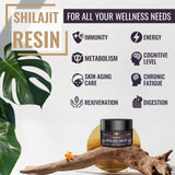 Close-up of Ajoblanco Shilajit Resin texture