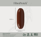 Close-up of Algonot FibroProtek CoQ10 softgel capsules