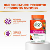 Close-up of Align Gummies showing natural fruit flavours