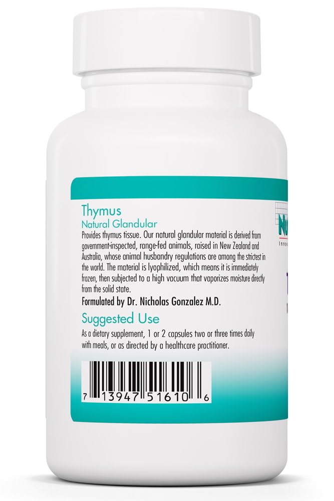 Close-up of Allergy Research Group Thymus Extract Capsules