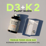 Close-up of AMANDEAN Vitamin D3 + K2 softgel capsule
