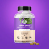 Close-up of Amazing Botanicals Kava Kava Tablets showing details