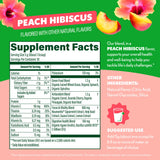 Close-up of Amazing Grass Sweet Greens Blend Powder Peach Hibiscus