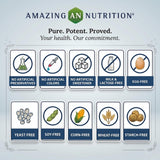 Close-up of Amazing Nutrition Melatonin 10mg tablet