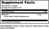 Close-up of Amazing Nutrition Melatonin Softgel capsule