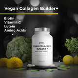 Close-up of Amen Vegan Collagen Builder capsules