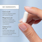 Close-up of Amy Myers MD Caprylic Acid Capsules showing capsule details