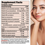 Close-up of ANDREW LESSMAN Healthy Hair, Skin & Nails capsules
