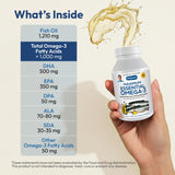 Close-up of ANDREW LESSMAN Maximum Essential Omega-3 capsules