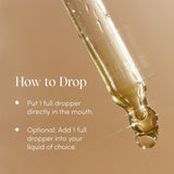 Close-up of Apothékary herbal drops dropper