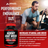 Close-up of Arazo Nutrition Horny Goat Weed capsules