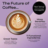 Close-up of Atlas Coffee Club Latte Superblend ingredients