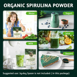 Close-up of ATNreuro Organic Spirulina Powder texture