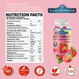 Close-up of AuraraNeNourish Strawberry-flavoured Collagen Gummies