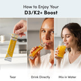 Close-up of Aurora Nutrascience Liposomal Vitamin D3 & K2 ingredients