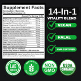Close-up of AyBet Organic Himalayan Shilajit Gold Gummies