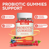 Close-up of Babivek Probiotic Gummies with a gummy in hand