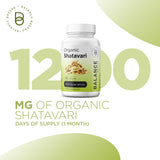 Close-up of Balancebreens Shatavari Capsules showing the capsules