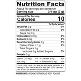 Close-up of BareOrganics Organic Astragalus Root Powder texture