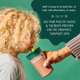 Close-up of Beam Kids Multivitamin Powder chocolate flavour