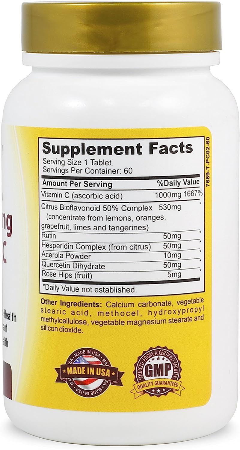 Close-up of BeShiny Vitamin C capsules