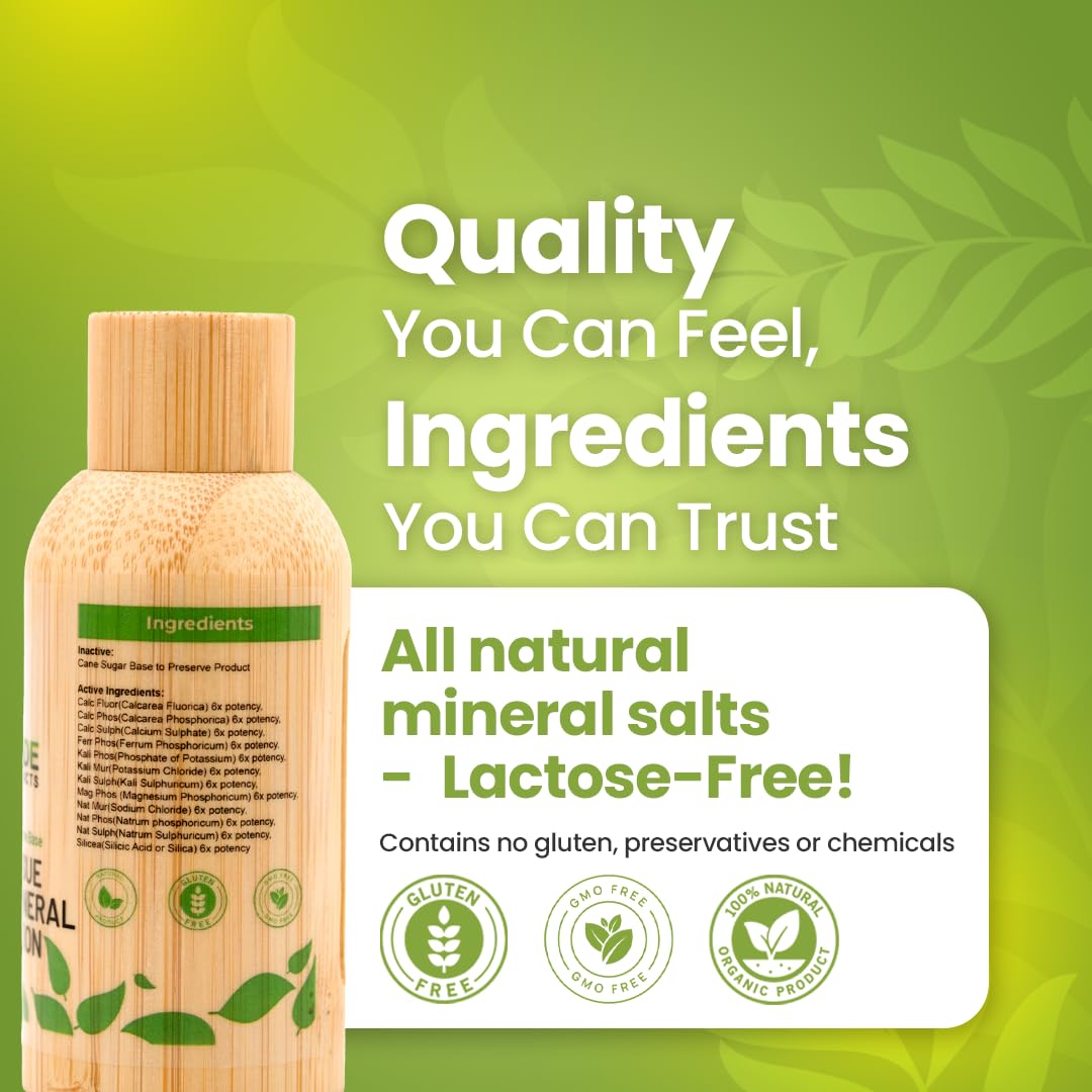 Close-up of Bestmade BIO28 Mineral Supplement ingredients