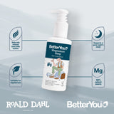 Close-up of BetterYou Magnesium Sleep Kids’ Body Lotion texture