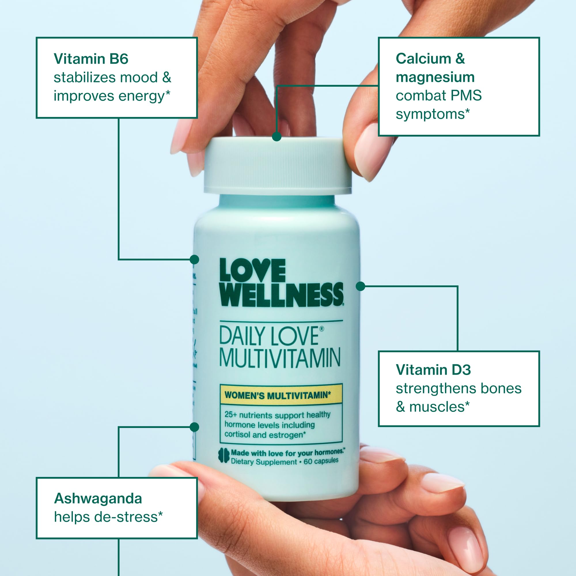 Close-up of Big Brain Probiotics capsule
