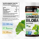 Close-up of BIO KRAUTER Ginkgo Biloba Gummies