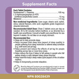 Close-up of Bioclinic Naturals Somno-Pro chewable tablet